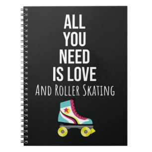 Gifts For Rollerskaters Rollerskating Rollerskates Notebook