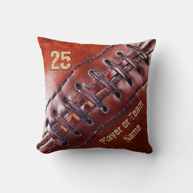 Gifts for Senior Football Players PERSONALIZED Cushion (Front)
