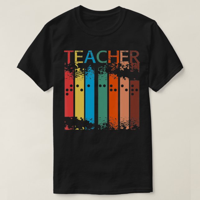 Gifts For Teacher Of The Visually Impaired TVI Bra T-Shirt (Design Front)