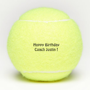 Gifts for Tennis Coaches, Custom Printed Balls
