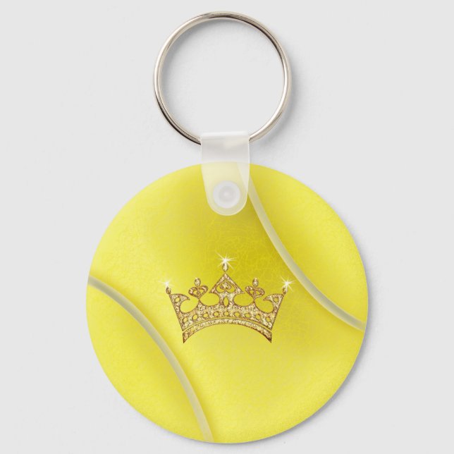 Gifts for Tennis Players Women Tennis Keyrings (Front)