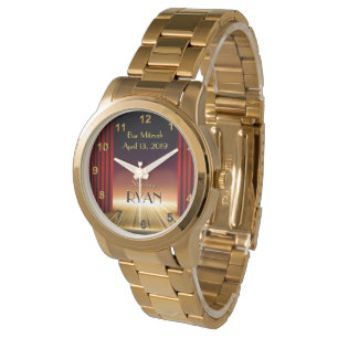 Gifts for Theatre Lovers, Custom Bar Mitzvah Gifts Watch