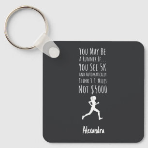 Gifts For Ultra Marathon Runner Personalized Funny Key Ring