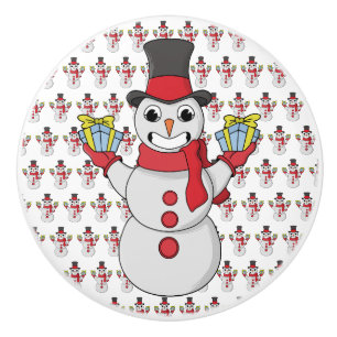 Gifts for you from Snowman Ceramic Knob