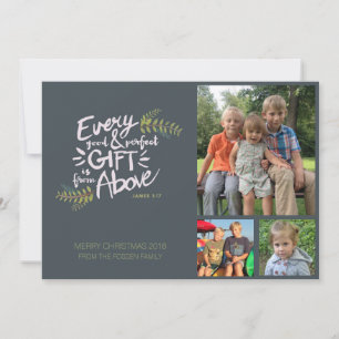 Gifts from Above Religious Christmas Photo Card