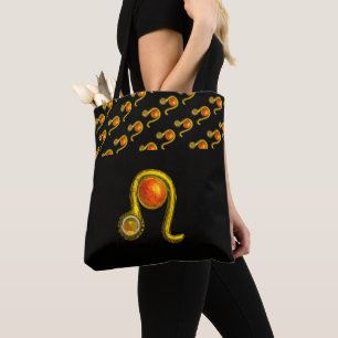 Gifts LEO GOLD ZODIAC BIRTHDAY JEWEL YELLOW TOPAZ, Tote Bag