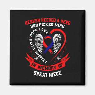 Gifts Loss Great Niece Heart Disease Awareness Chd Magnet