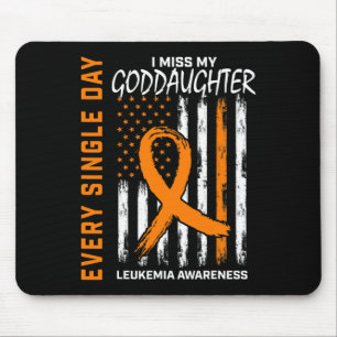 Gifts Loss Of Goddaughter Leukaemia Awareness Flag Mouse Pad
