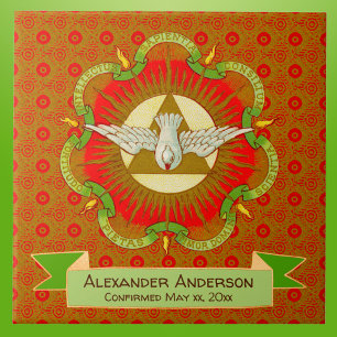 Gifts of the Holy Spirit (BK 026) Ceramic Tile 1