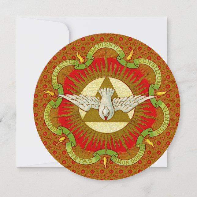 Gifts of the Holy Spirit (BK 026) Greeting Card (Front)