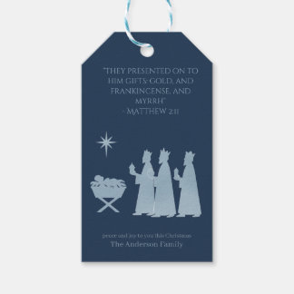 Gifts of the Magi – Three Kings Nativity Scene Gift Tags