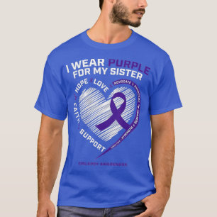 Gifts Products Wear Purple For My Sister Epilepsy T-Shirt