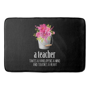 Gifts Teacher A Teacher Takes A Hand Bath Mat