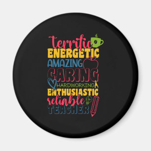 Gifts Teacher Amazing Caring Teacher Magnet