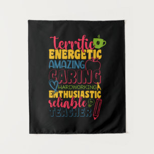 Gifts Teacher   Amazing Caring Teacher Tapestry