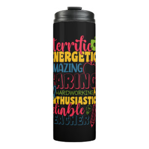 Gifts Teacher   Amazing Caring Teacher Thermal Tumbler