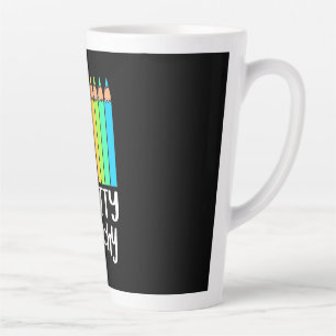 Gifts Teacher Artist Pretty Sketchy Latte Mug