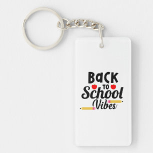 Gifts Teacher Back To School Vibes Key Ring