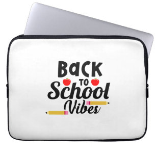 Gifts Teacher Back To School Vibes Laptop Sleeve