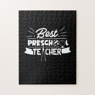Gifts Teacher Best Preschool Teacher Jigsaw Puzzle