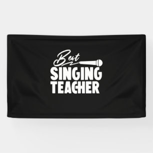 Gifts Teacher Best Singing Teacher Banner
