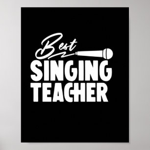 Gifts Teacher   Best Singing Teacher Poster