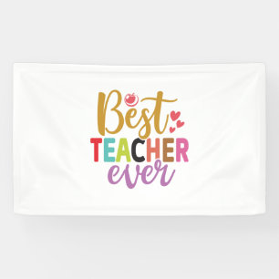 Gifts Teacher Best Teacher Ever Banner