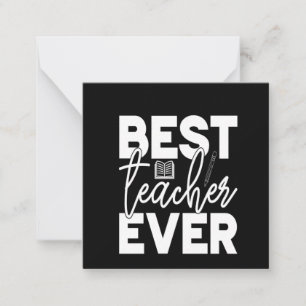 Gifts Teacher Best Teacher Ever Card