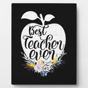 Gifts Teacher   Best Teacher Flower Ever Plaque