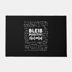 Gifts Teacher Bleib Positiv Math Teacher Doormat