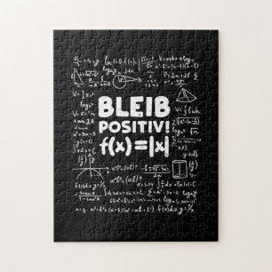 Gifts Teacher Bleib Positiv Math Teacher Jigsaw Puzzle