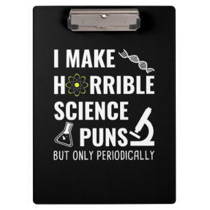 Gifts Teacher Chemistry I Make Horrible Clipboard