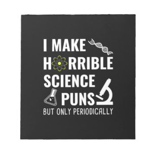 Gifts Teacher Chemistry I Make Horrible Notepad