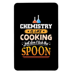 Gifts Teacher Chemistry Is Like Cooking Magnet