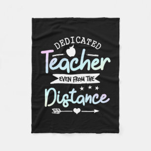 Gifts Teacher Dedicated Teacher Distance Fleece Blanket