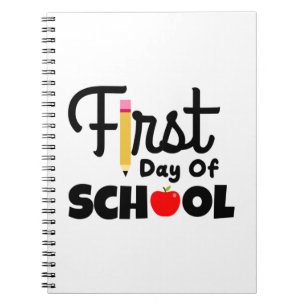Gifts Teacher First Day Of School Notebook