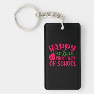 Gifts Teacher   Happy Online First Day Of School Key Ring