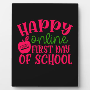 Gifts Teacher Happy Online First Day Of School Plaque