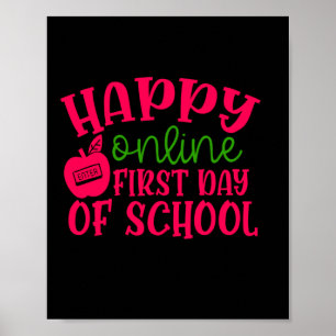 Gifts Teacher   Happy Online First Day Of School Poster