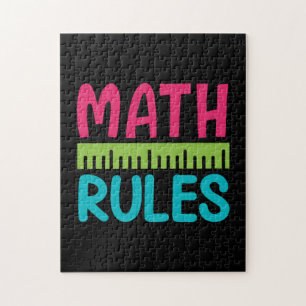 Gifts Teacher   Math Rules Jigsaw Puzzle