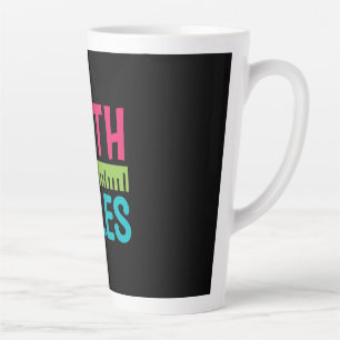 Gifts Teacher Math Rules Latte Mug