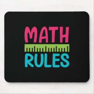 Gifts Teacher   Math Rules Mouse Pad