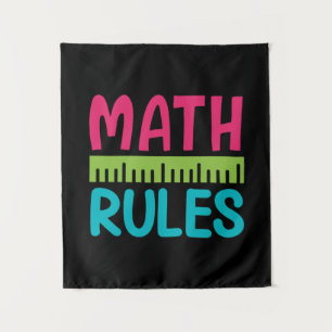 Gifts Teacher   Math Rules Tapestry