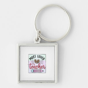 Gifts Teacher Most Loved Teachers Key Ring
