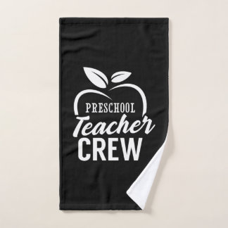 Gifts Teacher | Preschool Teacher Crew Hand Towel