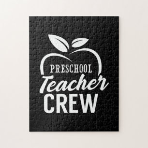 Gifts Teacher Preschool Teacher Crew Jigsaw Puzzle