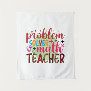 Gifts Teacher   Problem Solver Math Teacher Tapestry