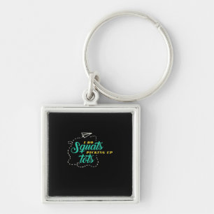 Gifts Teacher Teacher Elementary I Do Squats Key Ring