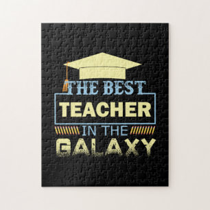 Gifts Teacher The Best Teacher In The Galaxy Jigsaw Puzzle