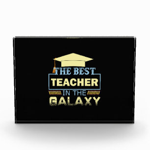 Gifts Teacher The Best Teacher In The Galaxy Photo Block